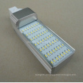 G24 4 pinos AC 85-265V 56PCS 3014 SMD LEDs lâmpada fluorescente 120 graus -18W iguais